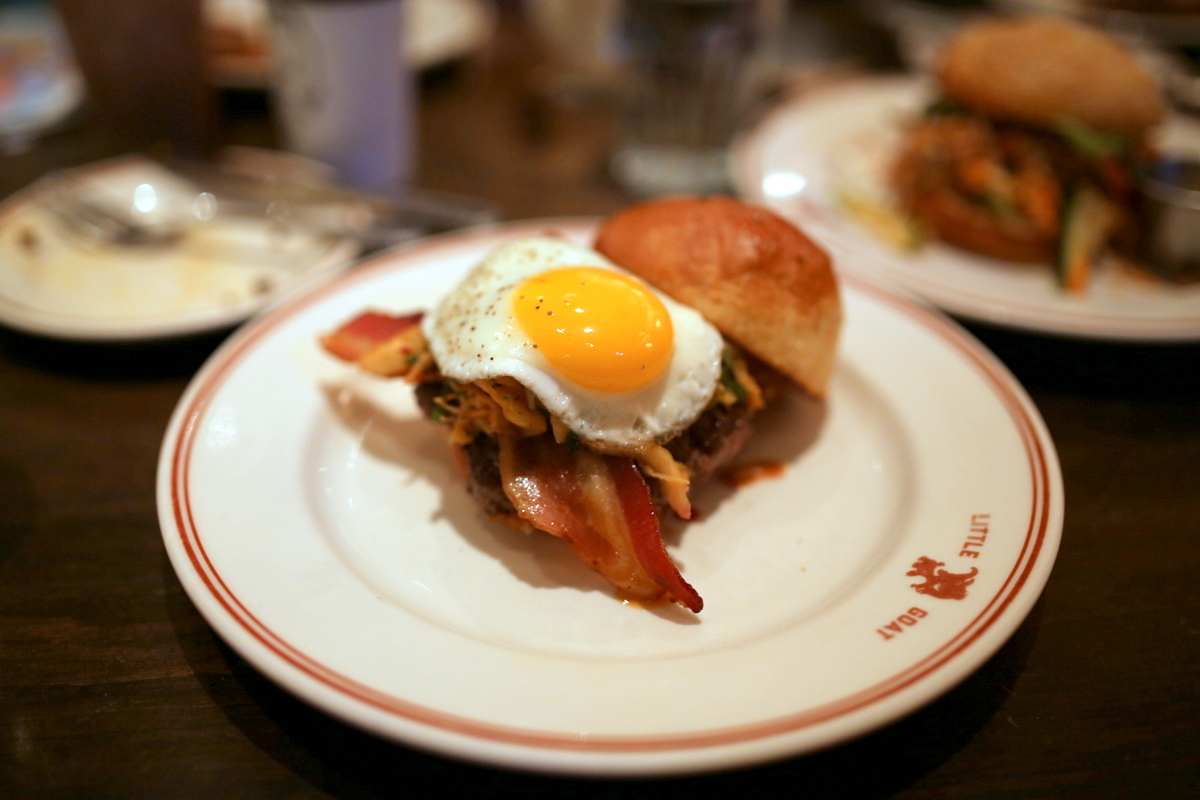 Korean Burger At Little Goat Resident Foodies